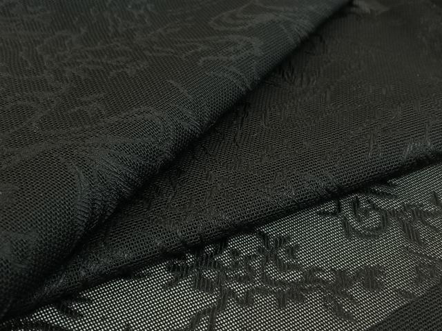 平和屋着物▽羽織　スリーシーズン　春夏秋　塵除け　流水花文　正絹　逸品　AABH8675jh