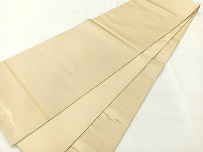 平和屋着物◎太鼓柄袋帯　霞文　金糸　正絹　逸品　AABH8707uk