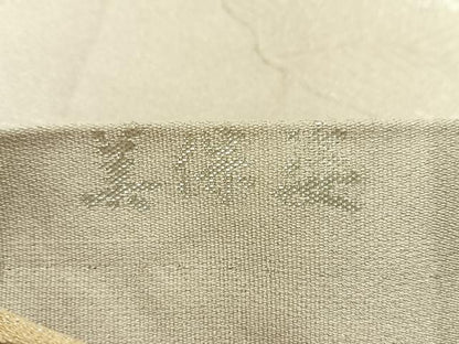 平和屋着物◎綴れ 全通柄袋帯 美保姿 孔雀花文 金銀糸 正絹 逸品 AABH8728uk