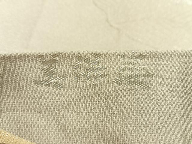 平和屋着物◎綴れ 全通柄袋帯 美保姿 孔雀花文 金銀糸 正絹 逸品 AABH8728uk