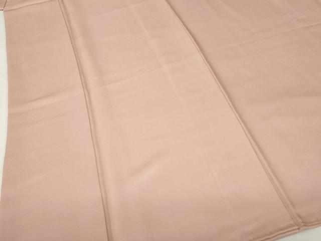 平和屋着物○上質な色無地 一斤染色 正絹 逸品 AABH8762ck