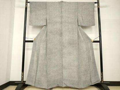 平和屋着物●江戸小紋　鮫小紋柄　正絹　逸品　AABH8771ck