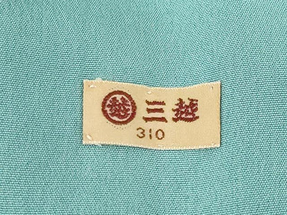 平和屋着物●人間国宝　小宮康孝　江戸小紋　訪問着　更紗花文　鮫小紋柄　三越扱い　正絹　逸品　AABH8772ck