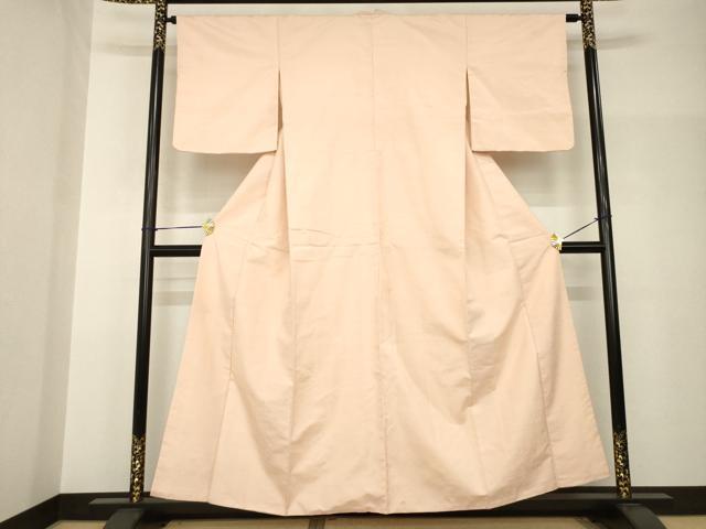 平和屋着物●上質な紬　色無地　宍色　正絹　逸品　AABH8774ck 平和屋着物○上質な紬 色無地 宍色 正絹 逸品 AABH8774ck