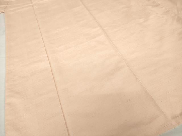 平和屋着物○上質な紬 色無地 宍色 正絹 逸品 AABH8774ck