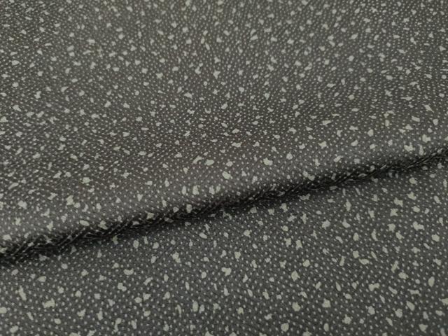 平和屋着物●染色作家　斉藤三才　小紋　大小あられ　正絹　逸品　AABH8778ck