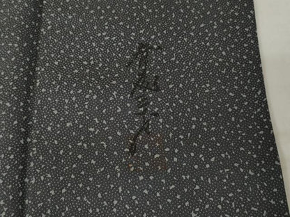 平和屋着物●染色作家　斉藤三才　小紋　大小あられ　正絹　逸品　AABH8778ck