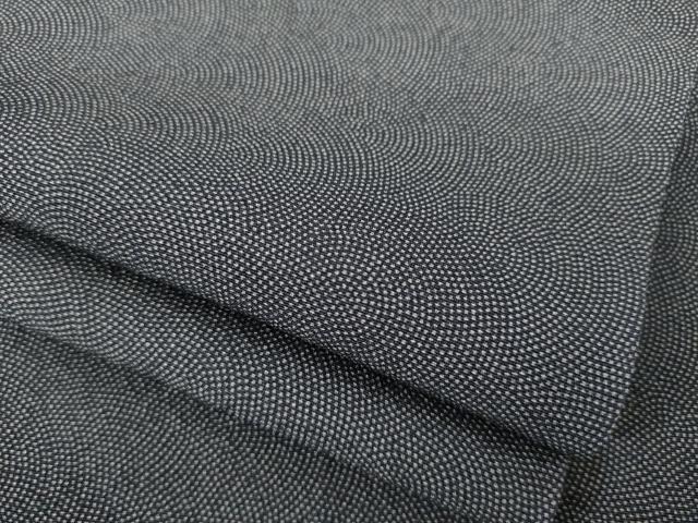 平和屋着物●江戸小紋　鮫小紋柄　正絹　逸品　AABH8781ck