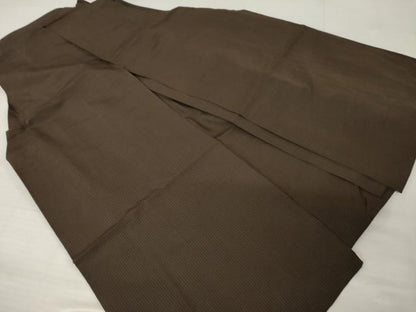 平和屋着物●男性　馬乗り袴　縞　正絹　逸品　AABH8782ck