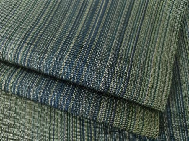 平和屋着物●上質な紬　間道　正絹　逸品　AABH8784ck