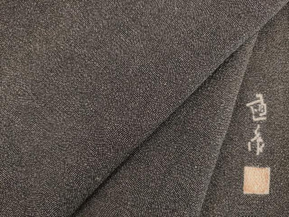平和屋着物●江戸小紋　作家物　極小鮫小紋柄　正絹　逸品　AABH8799ck