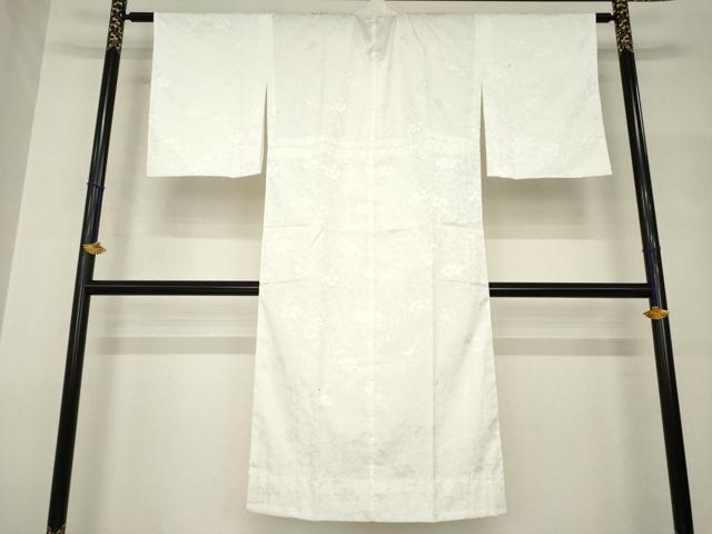 平和屋着物●長襦袢　無双仕立て　花尽くし地紋　洗える着物　AABH8804ck 平和屋着物○長襦袢 無双仕立て 花尽くし地紋 洗える着物 AABH8804ck