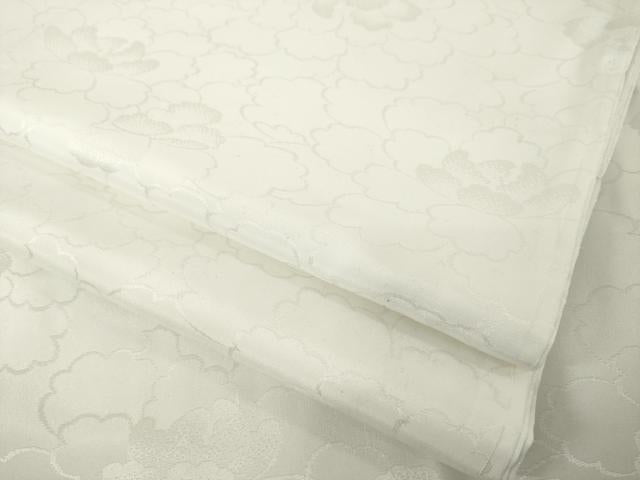 平和屋着物●長襦袢　無双仕立て　花尽くし地紋　洗える着物　AABH8804ck 平和屋着物○長襦袢 無双仕立て 花尽くし地紋 洗える着物 AABH8804ck