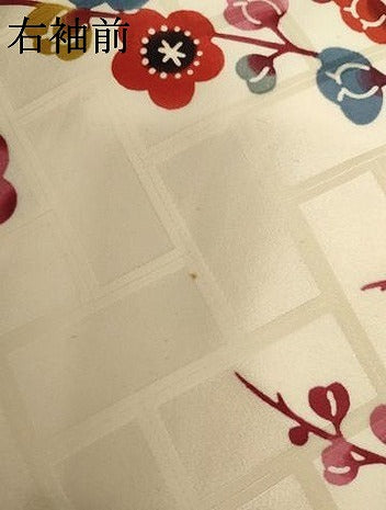平和屋着物●豪華振袖　紅型　風景松竹梅文　正絹　逸品　AABH8843cs
