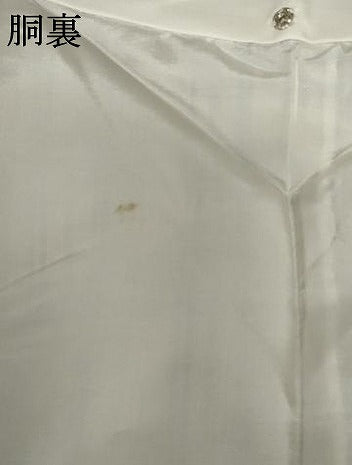 平和屋着物●本場黄八丈　平織　紬　格子　正絹　逸品　未使用　AABH8848cs