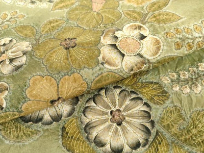 平和屋着物●白山紬　訪問着　辻が花　絞り　正絹　逸品　AABH8850cs