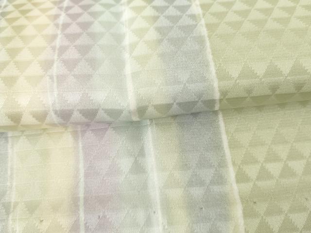 平和屋着物●長襦袢　無双仕立て　間道　正絹　逸品　AABH8855cs