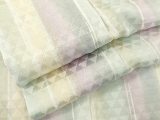 平和屋着物●長襦袢　無双仕立て　間道　正絹　逸品　AABH8855cs