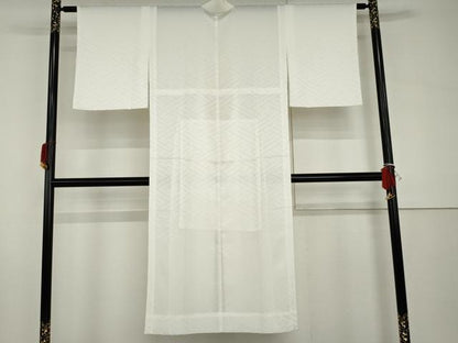 平和屋着物●長襦袢　無双仕立て　紗綾形地紋　洗える着物　AABH8860cs