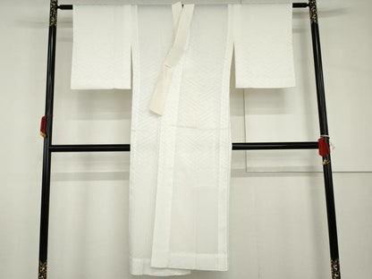平和屋着物●長襦袢　無双仕立て　紗綾形地紋　洗える着物　AABH8860cs