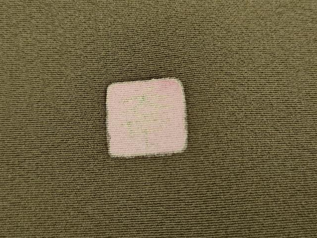 平和屋着物●訪問着　友禅　作家物　草花文　正絹　逸品　AABH8862cs
