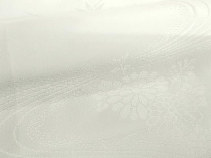 平和屋着物●長襦袢　無双仕立て　流水草花地紋　洗える着物　AABH8863cs