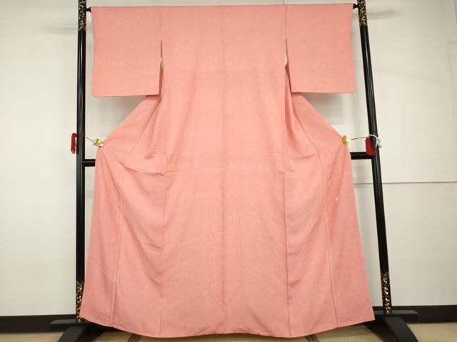 平和屋着物●江戸小紋　松彩苑　草花文　正絹　逸品　AABH8878cs