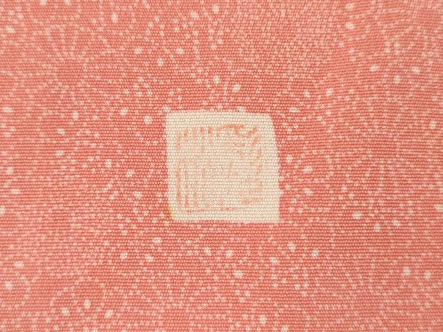 平和屋着物●江戸小紋　松彩苑　草花文　正絹　逸品　AABH8878cs