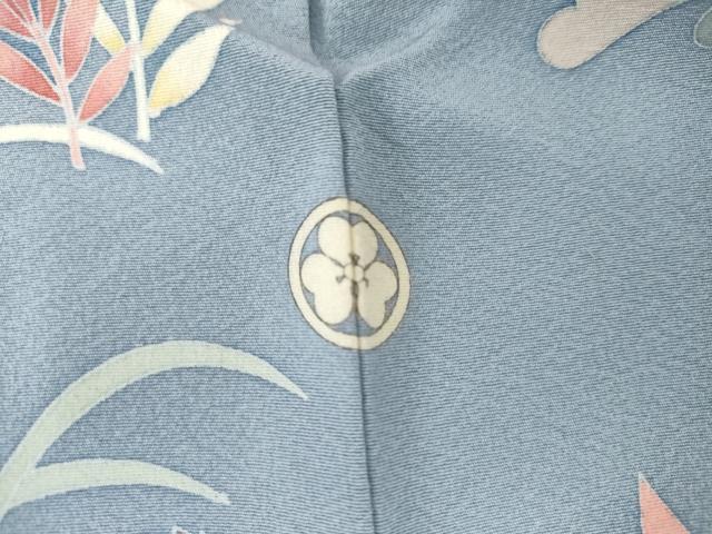 平和屋着物●訪問着　友禅　松竹梅風景文　正絹　逸品　AABH8879cs