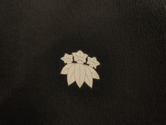 平和屋着物●アンティーク　大正ロマン　黒留袖　花車文　金銀彩　正絹　逸品　AABH8881cs