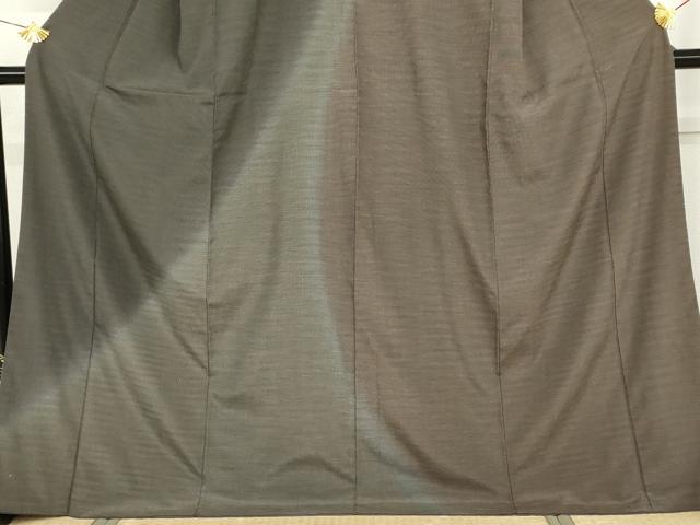 平和屋着物●本塩沢　訪問着　やまだ織　霞文　正絹　逸品　AABH8891cs