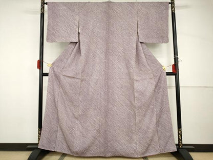 平和屋着物●大変加工の良い総絞り小紋　正絹　逸品　AABH8893cs