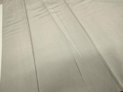 平和屋着物●寺山存男　江戸小紋　万筋　錫色×白梅鼠色　正絹　逸品　AABH8927cs