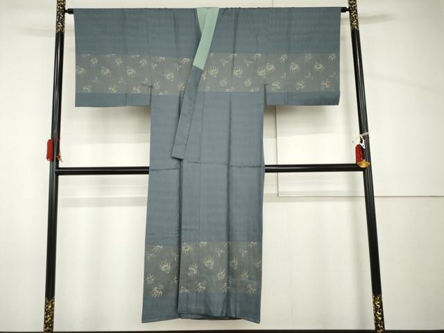 平和屋着物●男性　長襦袢　袷　隈取　正絹　逸品　AABH8935cs