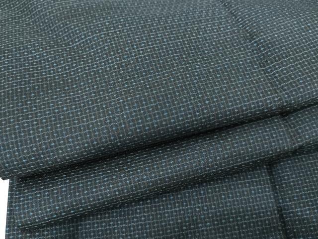 平和屋着物●男性　本場大島紬　アンサンブル　亀甲絣　正絹　逸品　AABH8942cs
