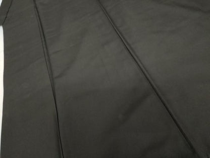 平和屋着物●男性　黒紋付　正絹　逸品　AABH8950cs