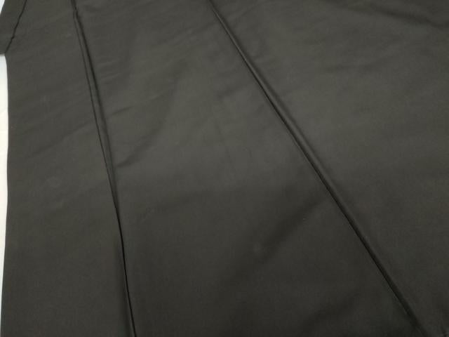 平和屋着物●男性　黒紋付　正絹　逸品　AABH8950cs
