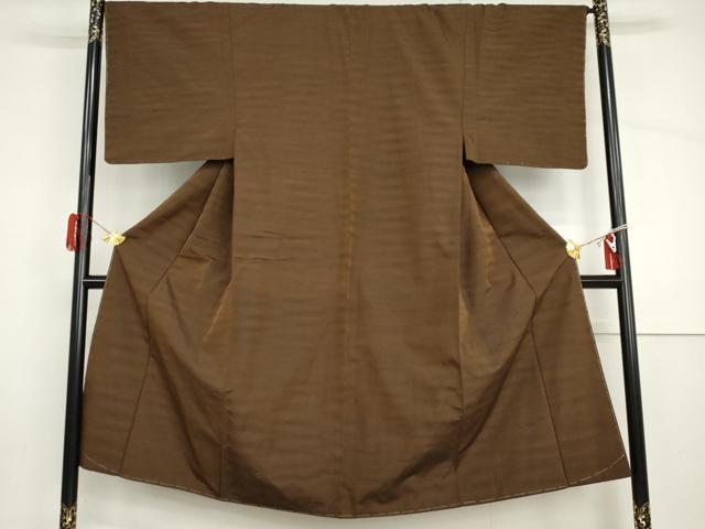 平和屋着物●男性　紬　霞文　正絹　逸品　未使用　AABH8968cs