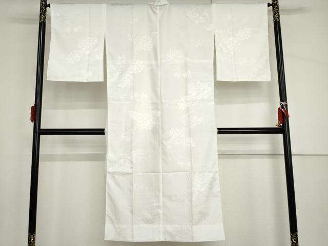 平和屋着物●長襦袢　無双仕立て　流水花地紋　洗える着物　AABH8988cs