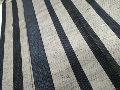 平和屋着物●結城紬　亀甲絣　正絹　逸品　AABH8994cs