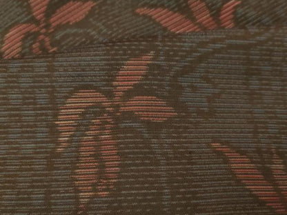 平和屋着物■本場大島紬 枝花間道 正絹 逸品 AABH9003fw