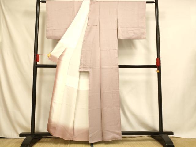 平和屋着物■上質な小紋　縞　正絹　逸品　AABH9007fw