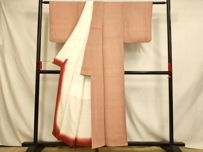 平和屋着物■江戸小紋　縞　正絹　逸品　AABH9015fw