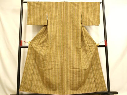 平和屋着物■上質な紬　花間道　正絹　逸品　AABH9025fw