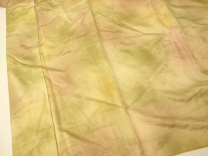 平和屋着物■上質な小紋 霞流水扇子文 暈し染め 正絹 逸品 AABH9047fw