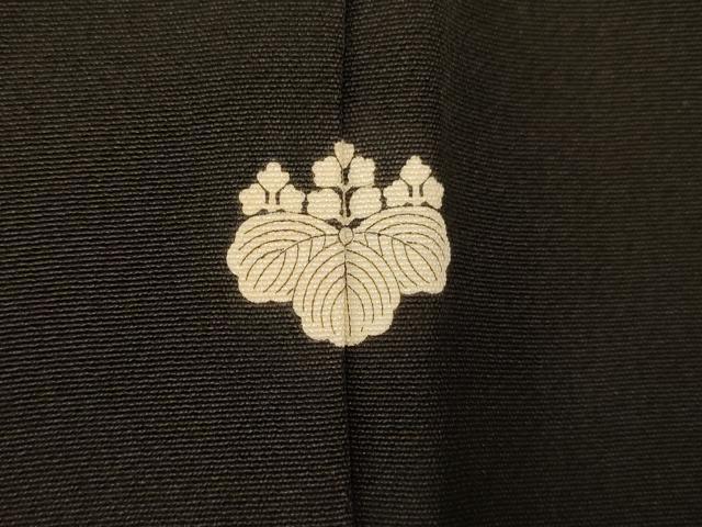 平和屋着物■豪華黒留袖 御所車扇子文 金彩 正絹 逸品 AABH9056fw