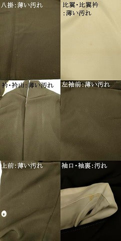 平和屋着物■豪華黒留袖 風景文 金銀彩 正絹 逸品 AABH9101fw