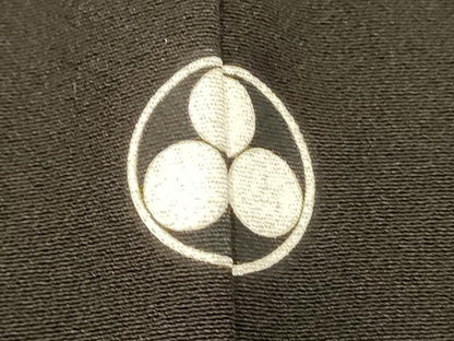 平和屋着物■豪華黒留袖 駒刺繍 辻が花 金彩 正絹 逸品 AABH9103fw