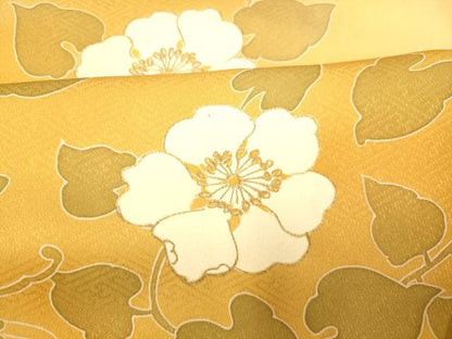 平和屋着物■訪問着 枝花文 暈し染め 金彩 正絹 逸品 AABH9109fw