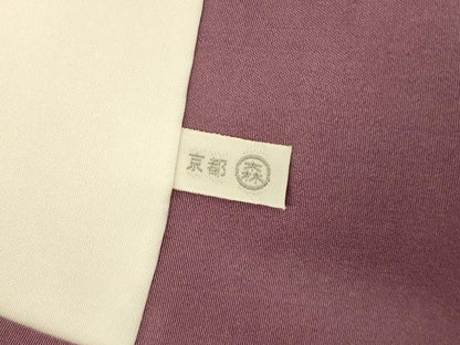 平和屋着物■色留訪問着　枝花文　正絹　逸品　AABH9121fw